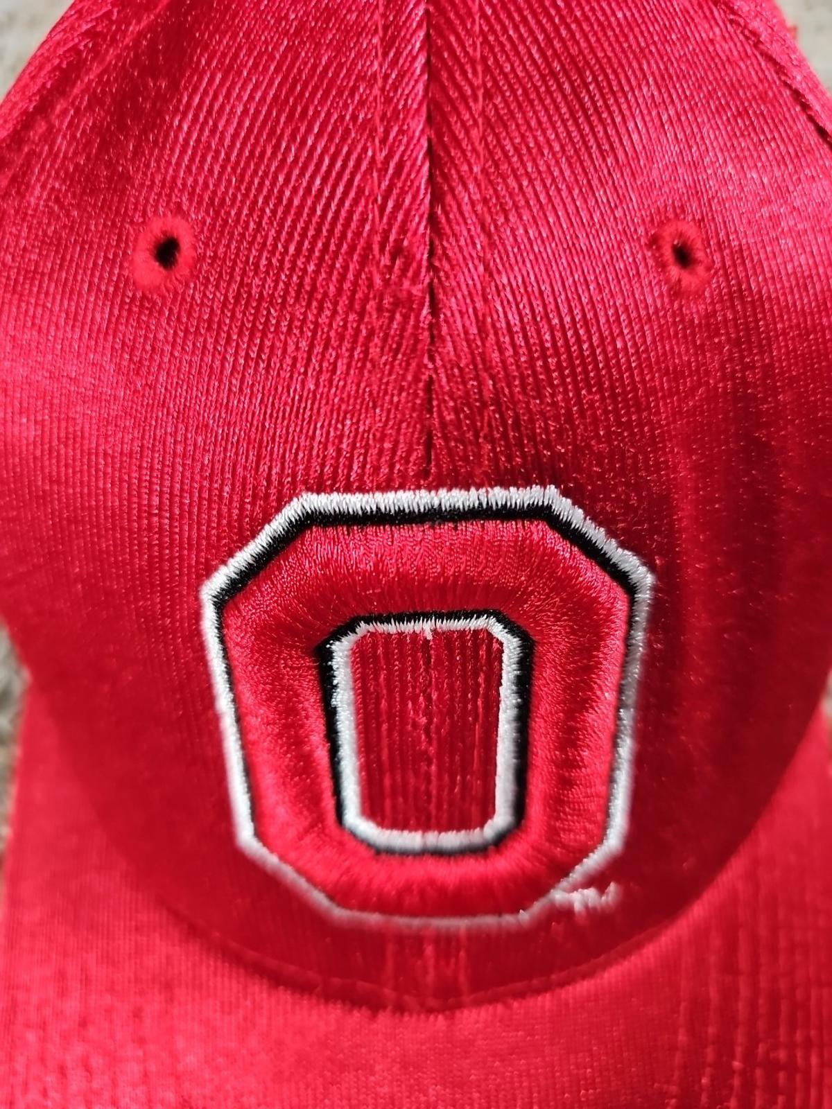 OHIO STATE BUCKEYES Hat Adjustable Strapback Embroidered Red
