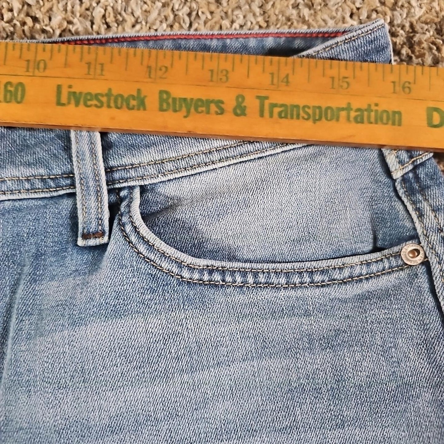Fran Denim Ruby Sz 30 Cutoff Jean Shorts USA MADE