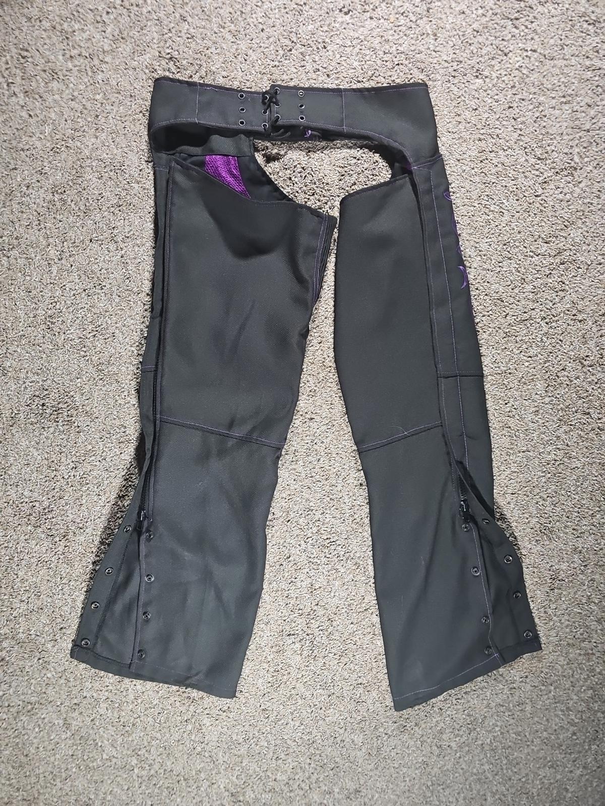Vance Leather's NYLON & MESH Motorcycle Chaps XL Riding Gear