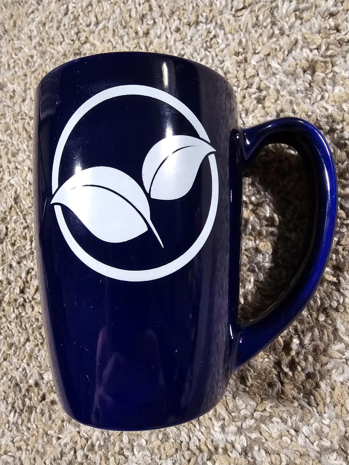 blue Herbalife coffee mug