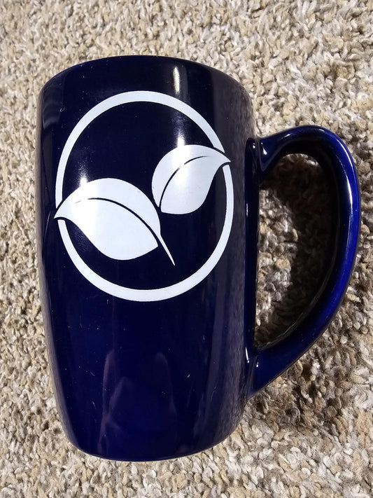 blue Herbalife coffee mug