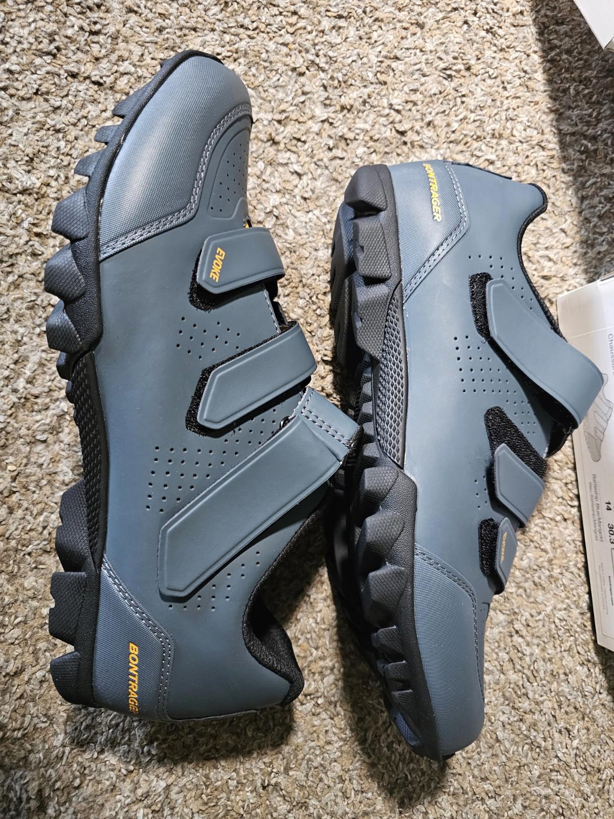 Bontrager Evoke Mountain Bike Shoe US14 EU47 Blue TREK