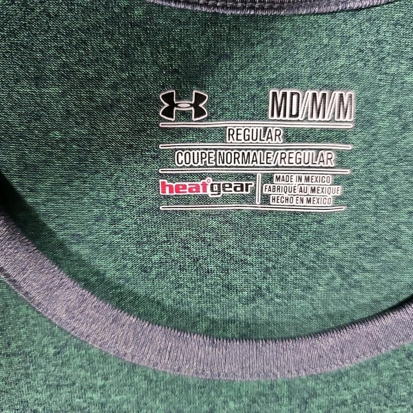 Under Armour HeatGear M Regular Green Pocket Tank