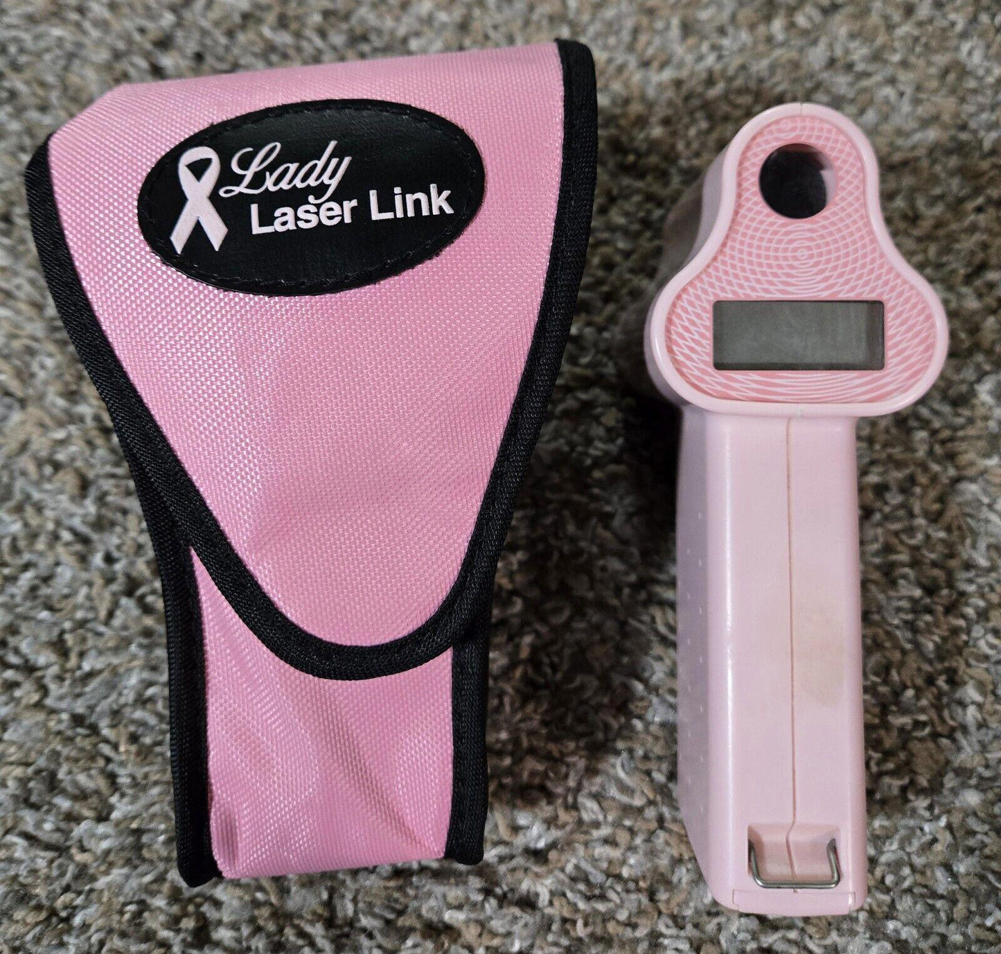 Lady Laser Link Golf Class 1 Laser Pink With Case With Broken Bettery Cover