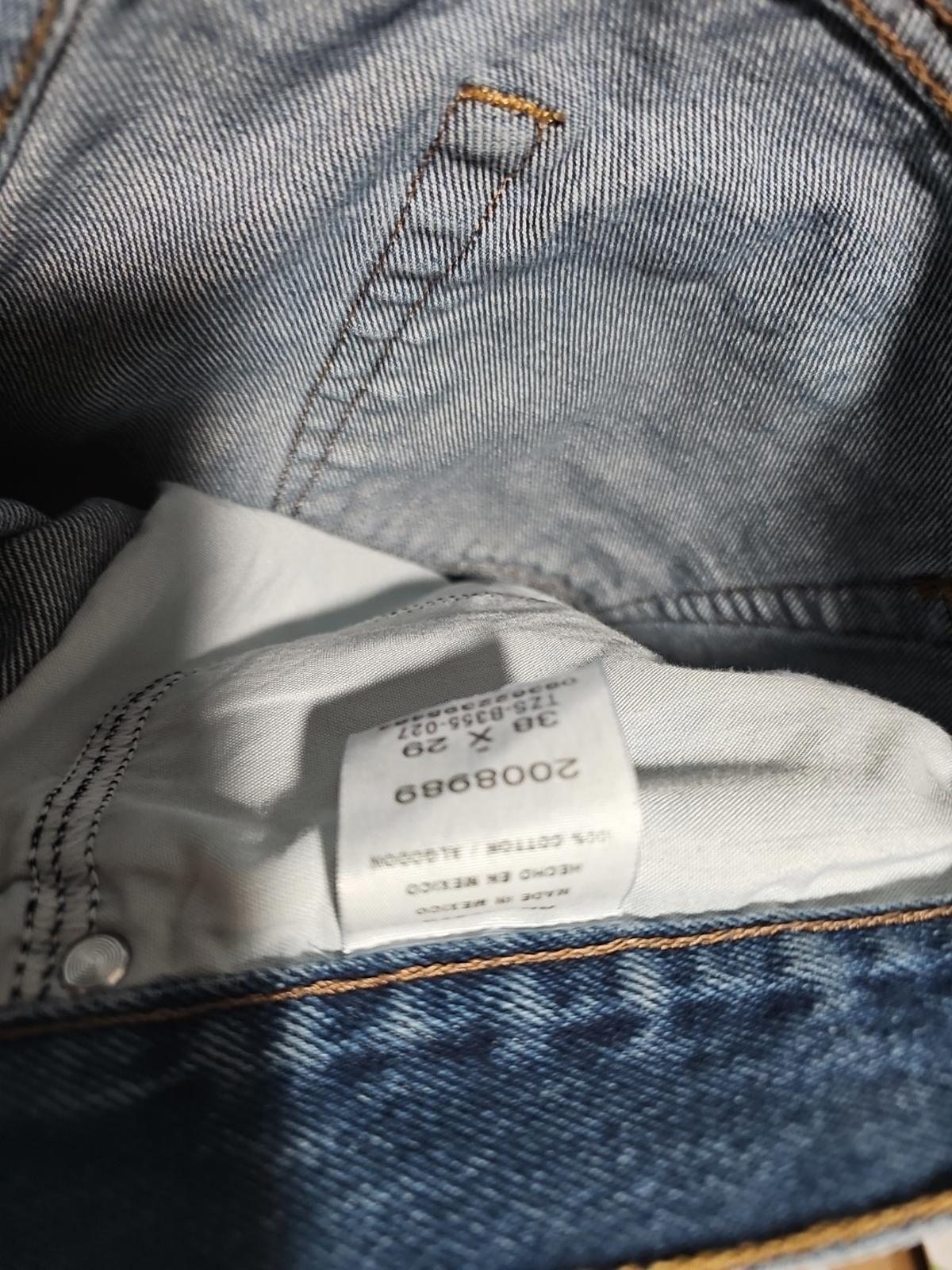 Lee Regular Fit Straight Jeans Size 38x29 Medium Wash Blue