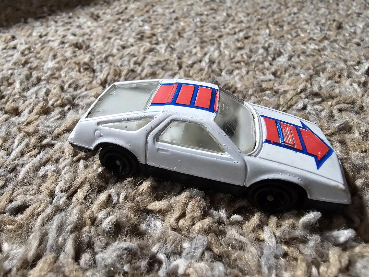 Welly Dodge Daytona Plymouth Die Cast White Vintage Turbo