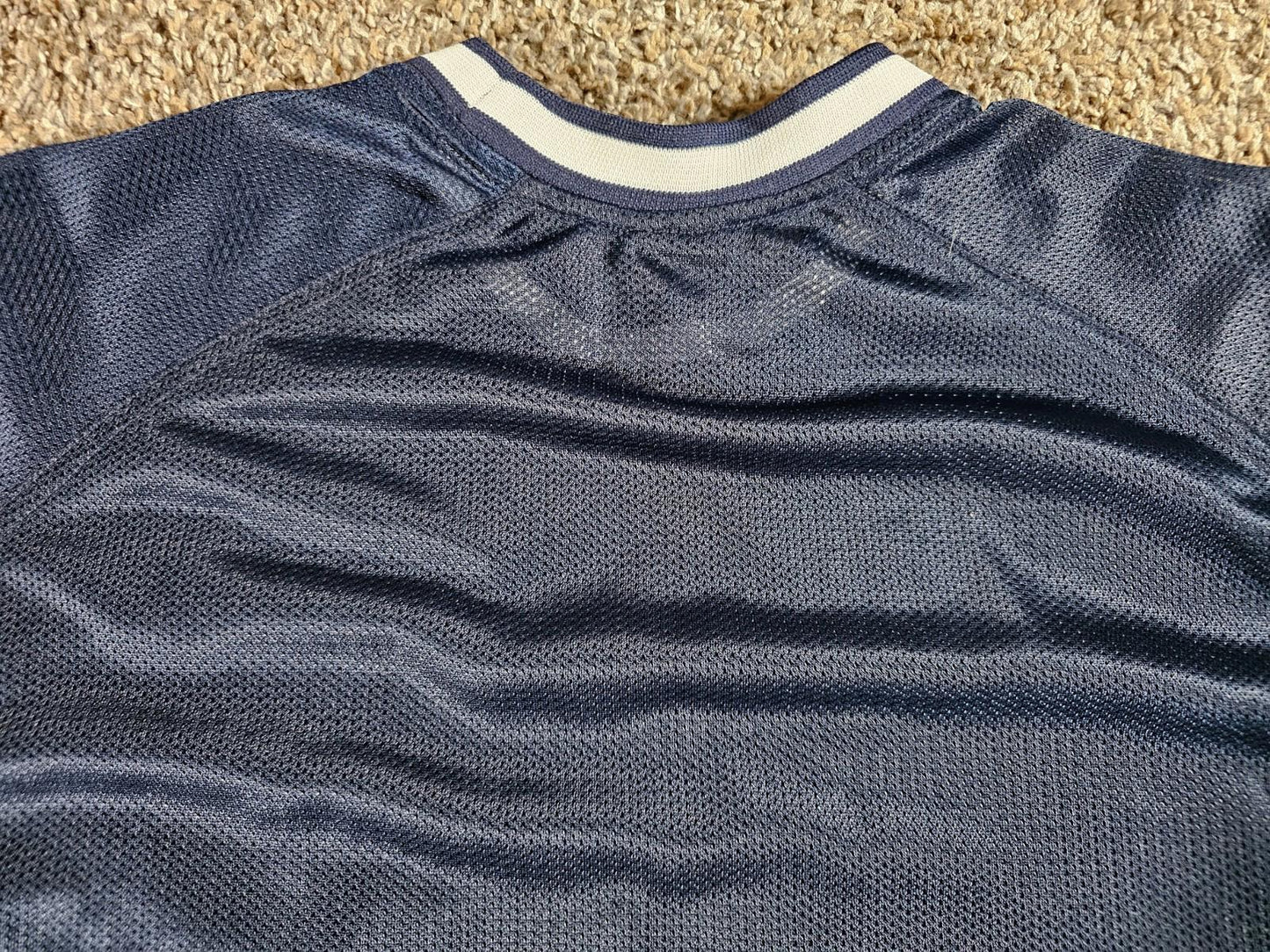 Vintage Nike Mesh Shirt M Blue Jersey Shirt Y2K Skater Retro