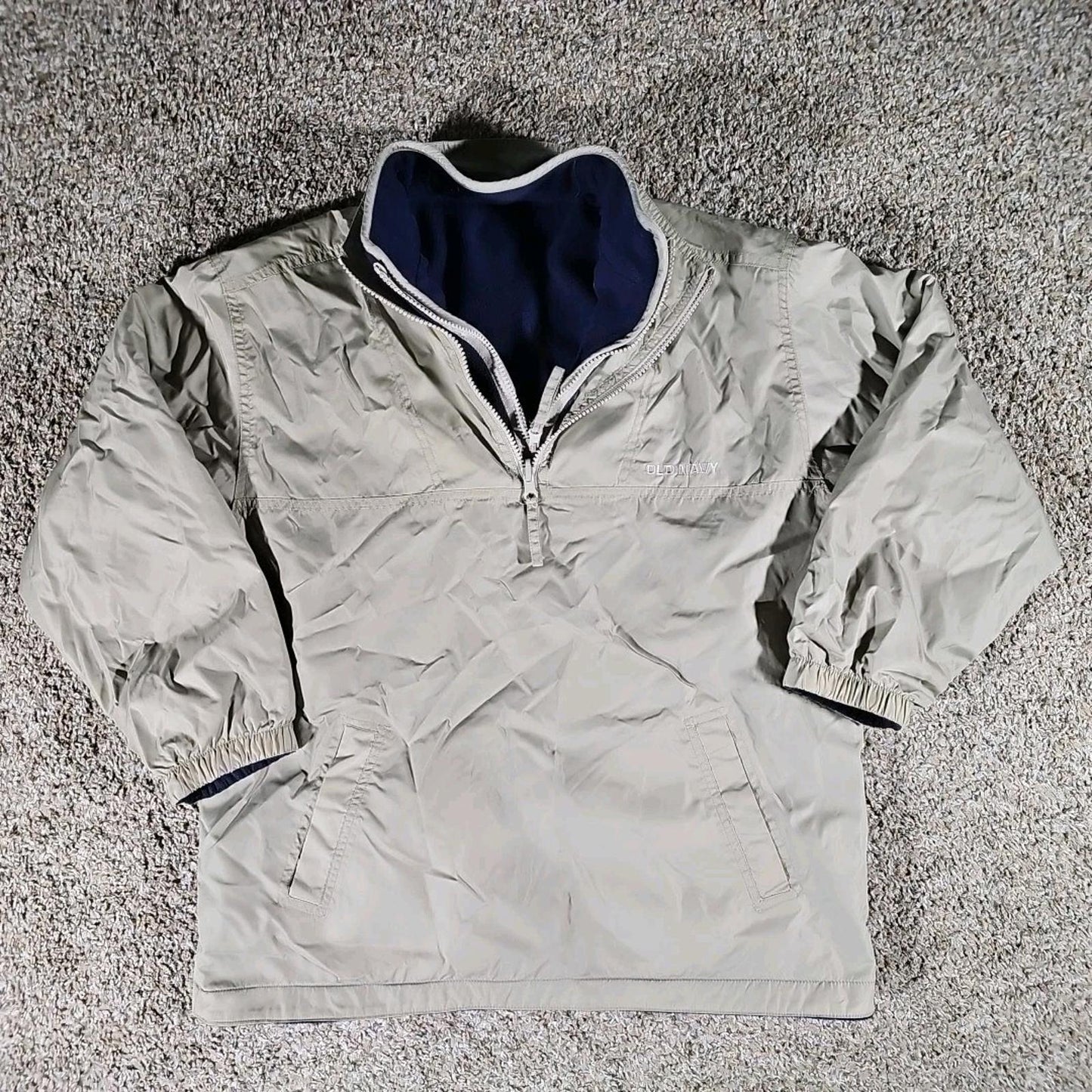 Old Navy Reversible 1/4 Zip Jacket Sz 12