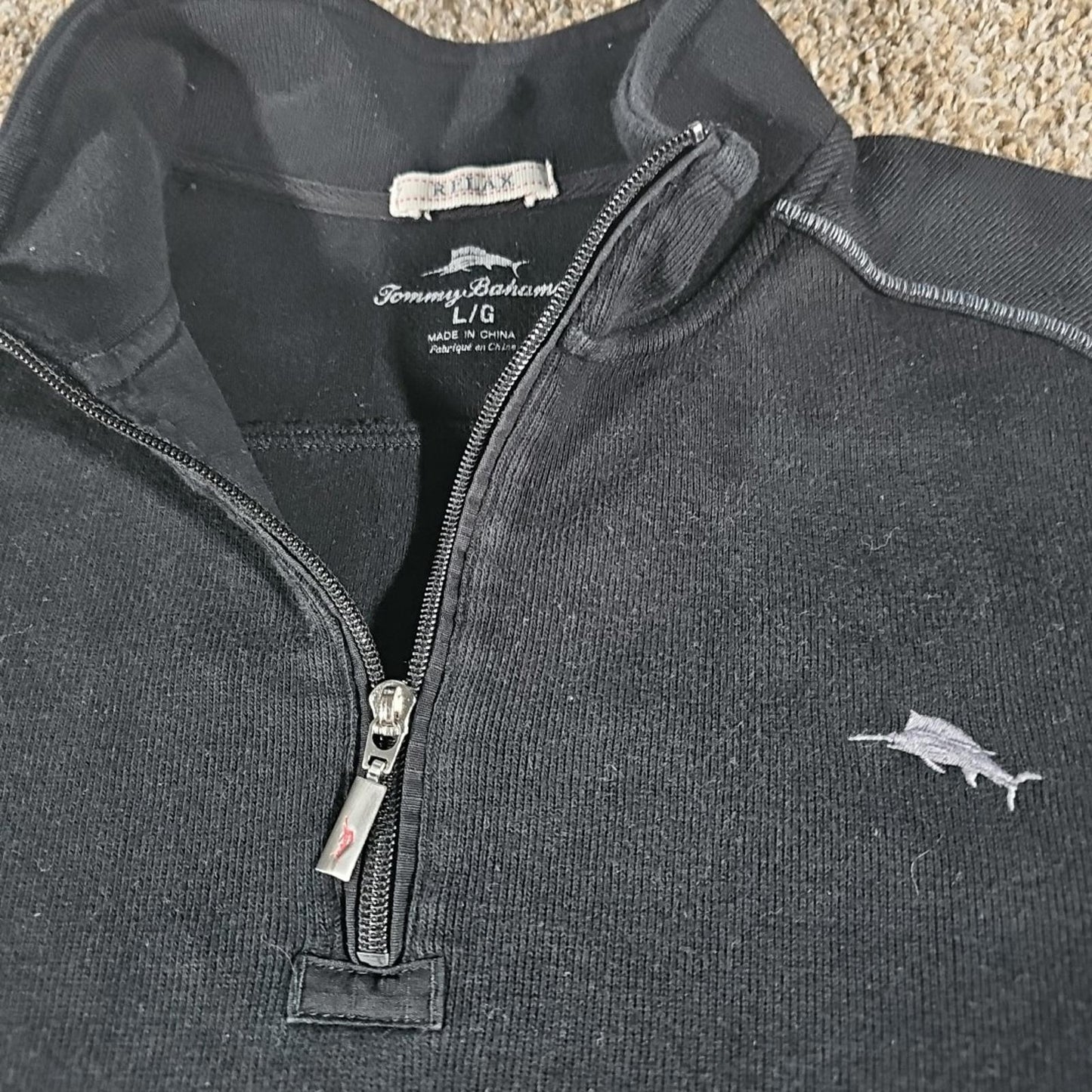 Tommy Bahama Relax 1/4 Zip L Sweater