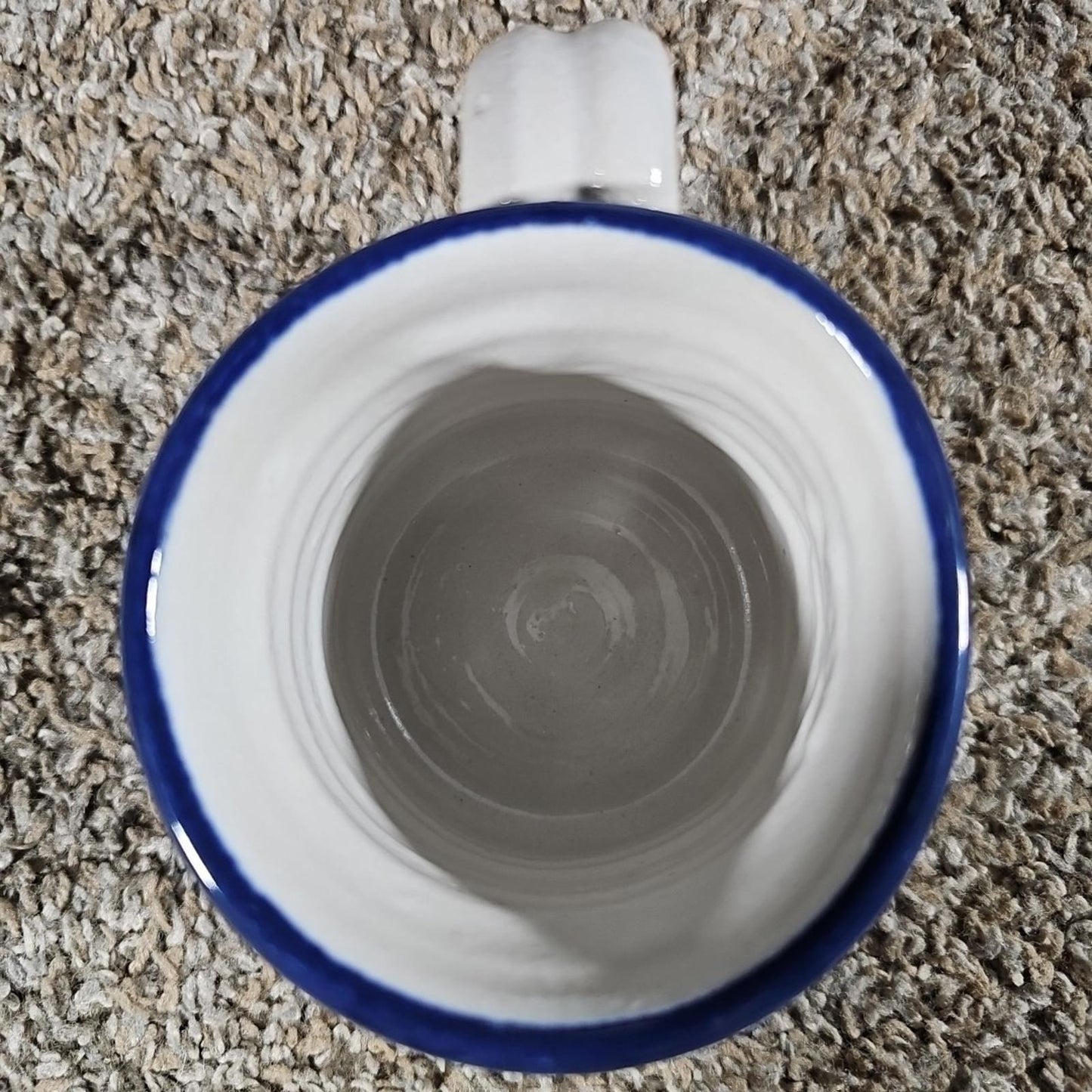 Good Morning from Tennessee Hand Thrown Signed stoneware Pottery coffee mug