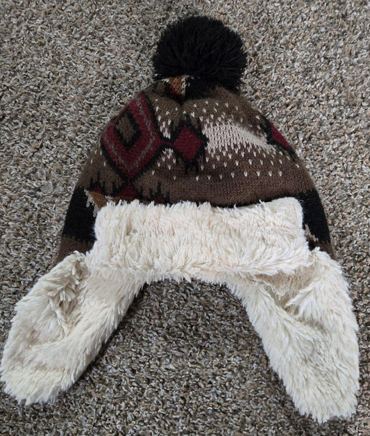 Faux Fur Trapper Hat One Size