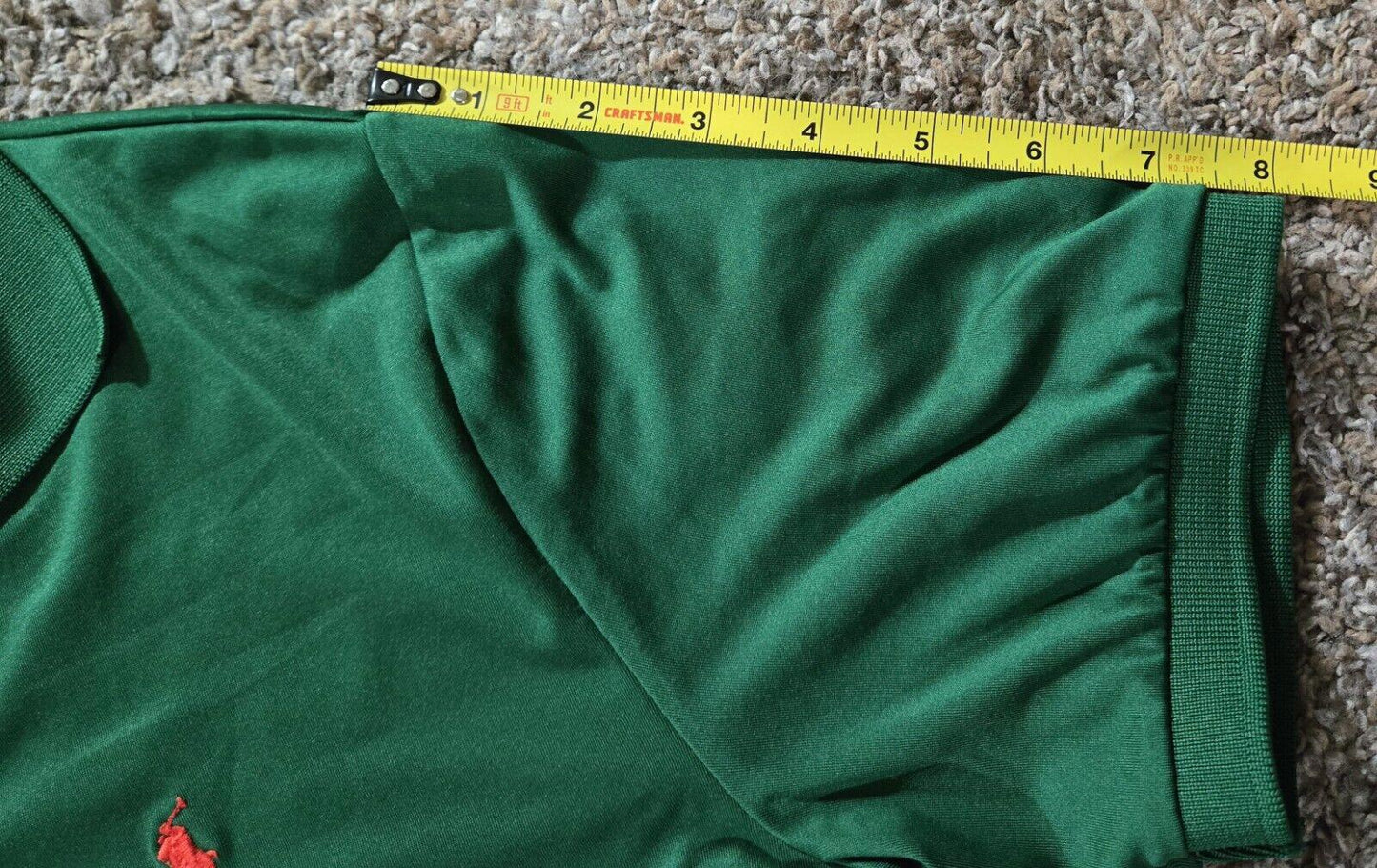 Green Polo Ralph Lauren Performance Polo Size L