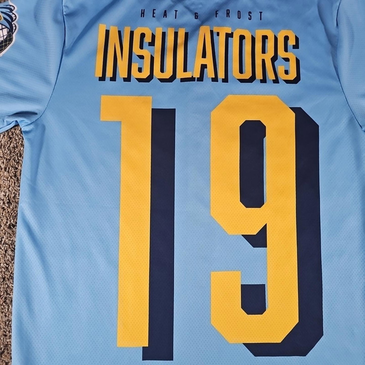 Heat & Frost Insulators Baseball Jersey L