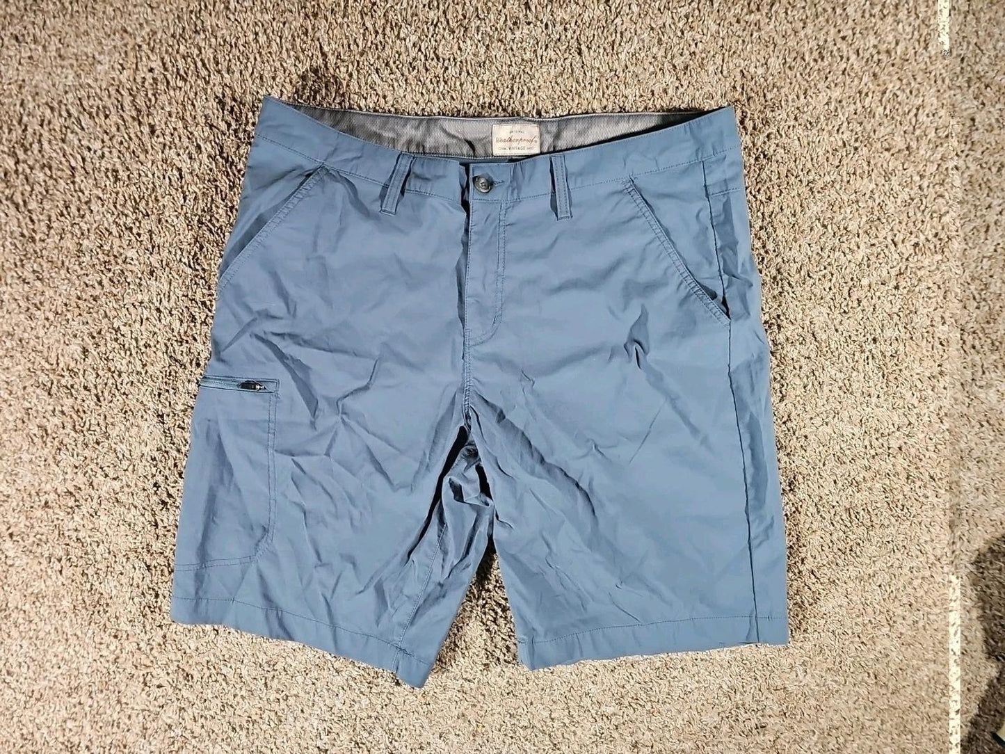 Weatherproof Regular Fit Sz 38 Blue Shorts