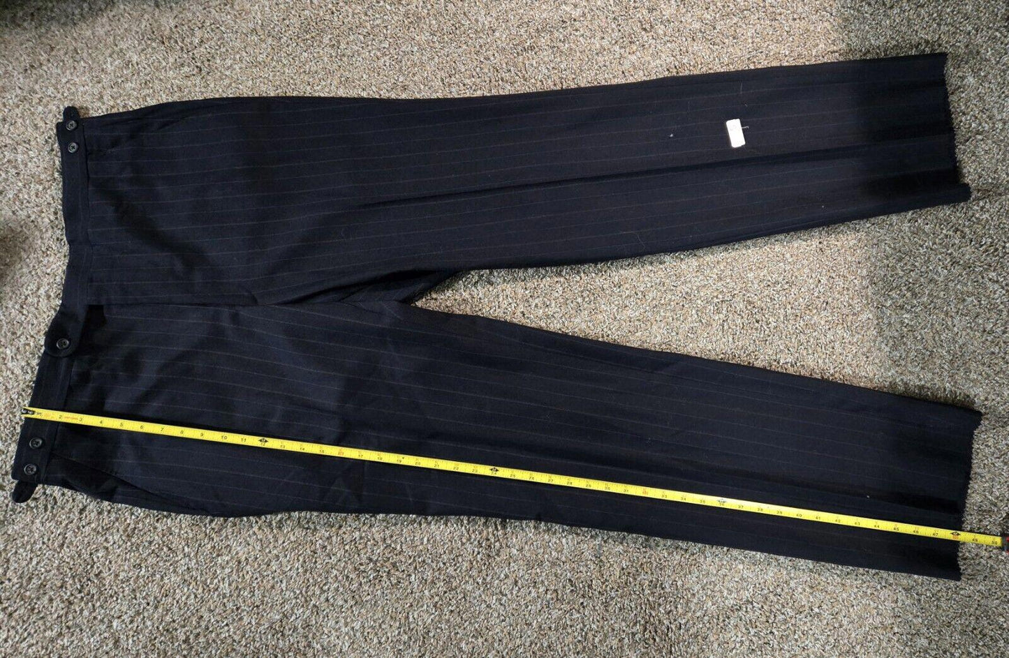 Vtg Daks London New York Untailored Raw Hems 46R Suit Set