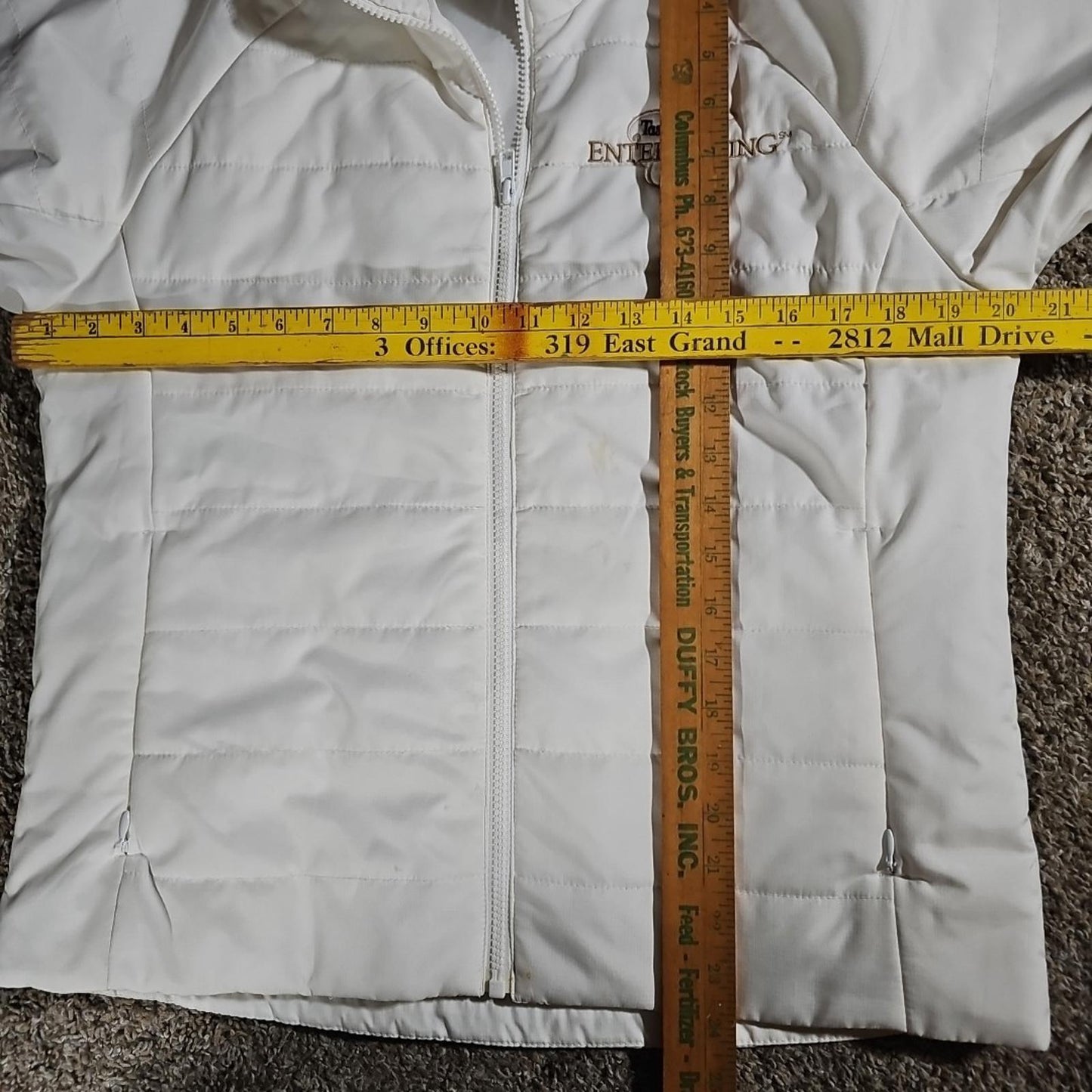 Port Authority Taste Of Home Puffer Jacket Ladies M - Stains