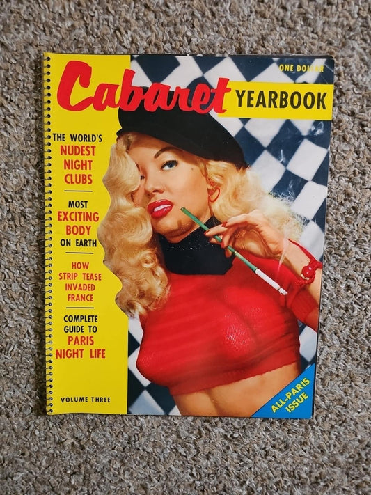CABARET YEAR BOOK ALL PARIS ISSUE 1956 RARE!!!