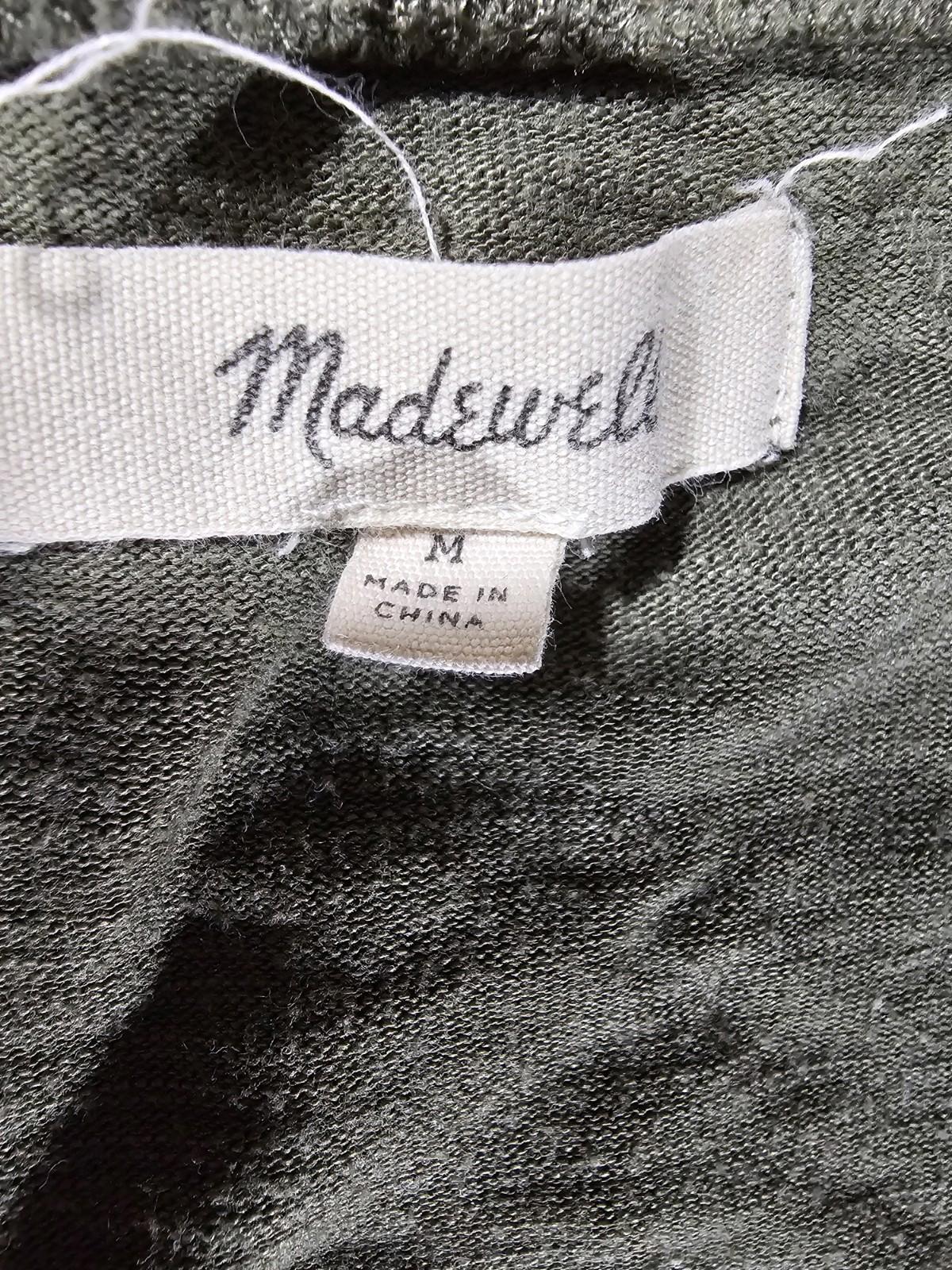 Madewell Dress Medium Green Midi Casual Everyday Boho