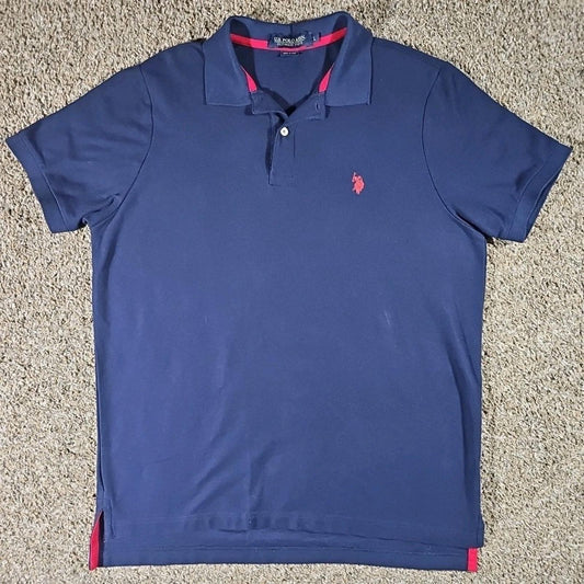 U.S. POLO Assn Blue Polo Shirt Large