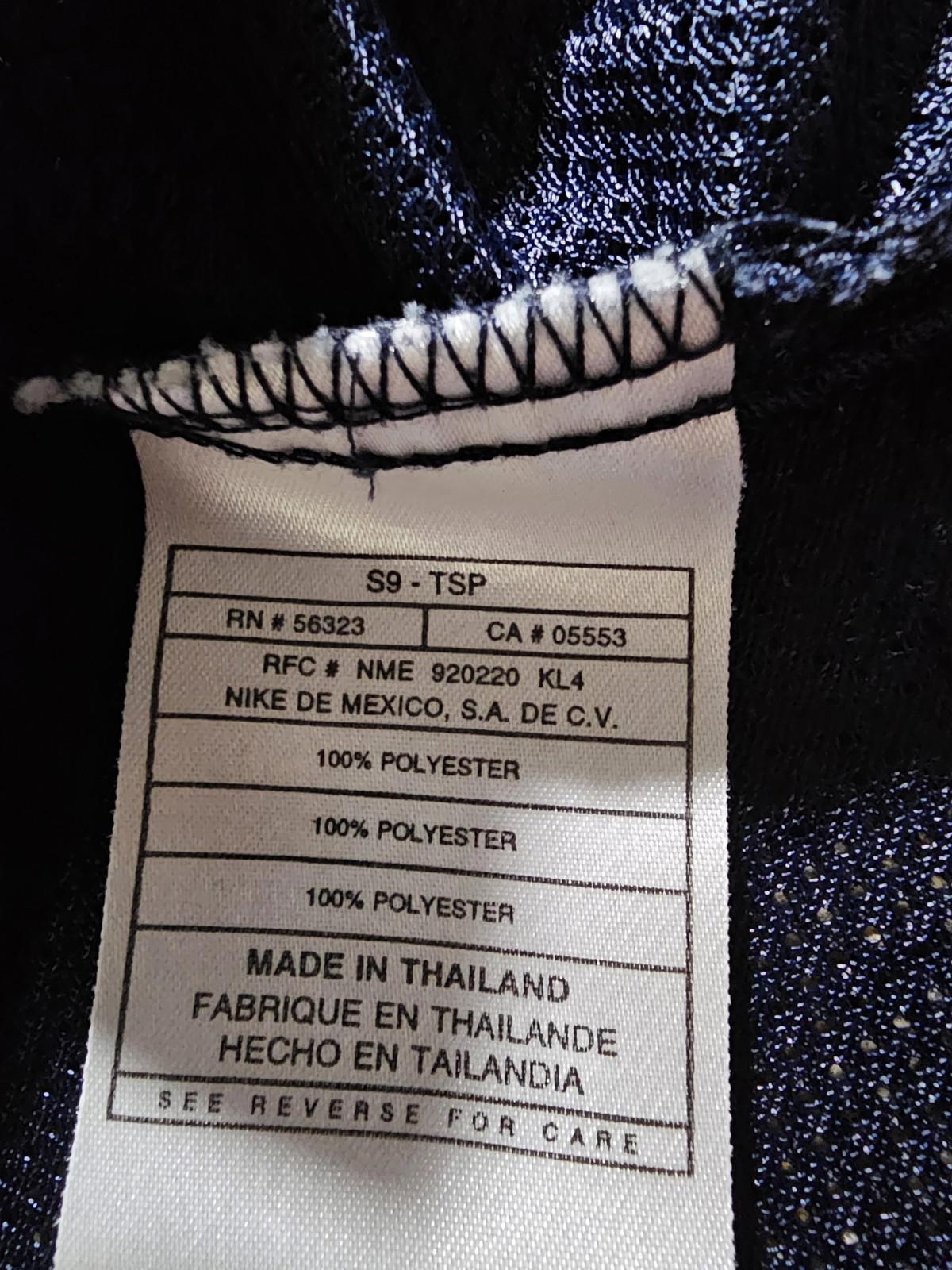 Vintage Nike Mesh Shirt M Blue Jersey Shirt Y2K Skater Retro