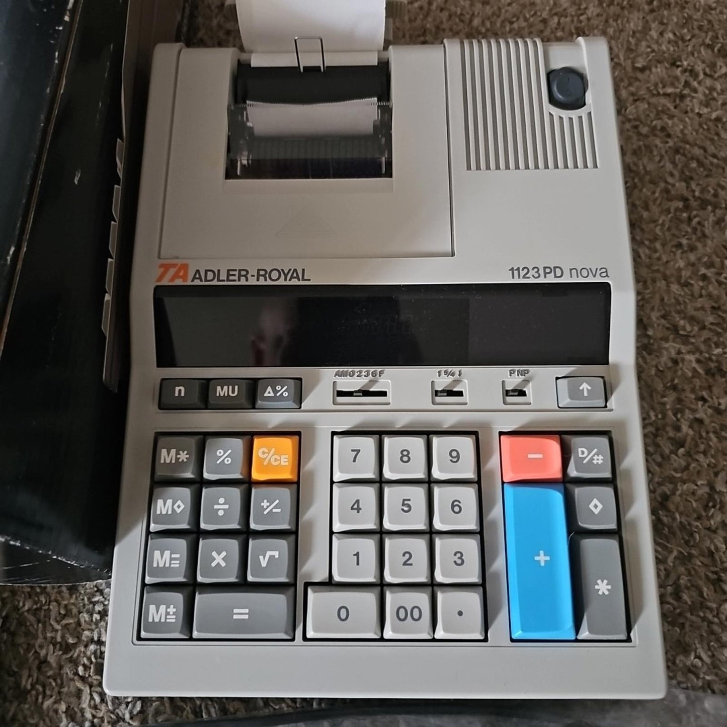 TA Adler-Royal 1123PD Nova 12 Digit Printing Calculator with Box