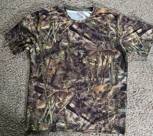 Paramount Outdoors Fish Camo Jersey Shirt Medium