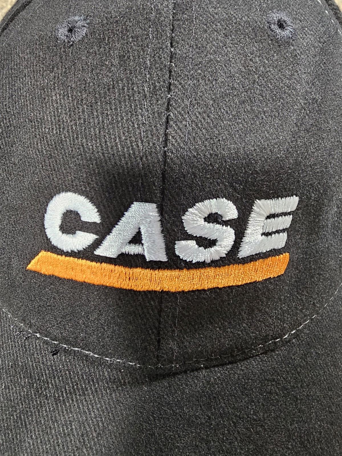 CASE Black & Yellow Graphic Flame Design Adjustable Cap Hat