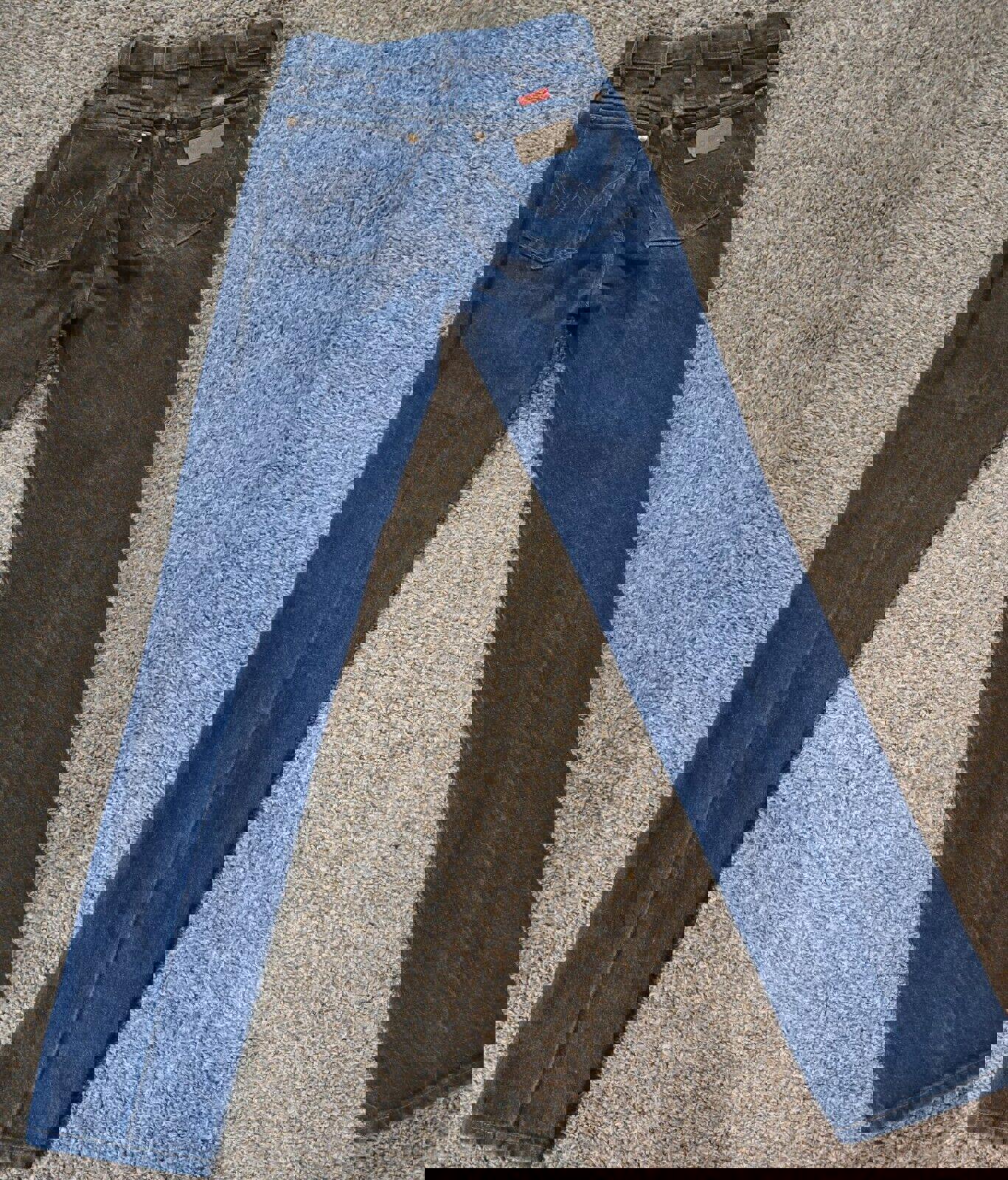 Vintage Womens Wrangler Jeans Size 5 X 34 Made In USA