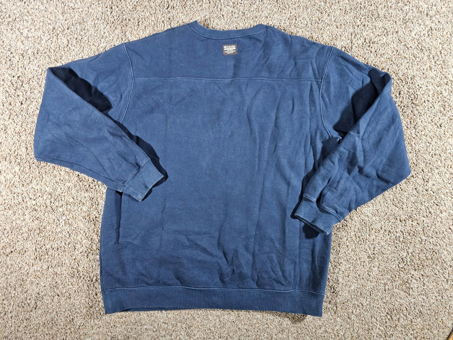Columbia Mens Sweater Blue Sz L Casual Pullover Long Sleeve