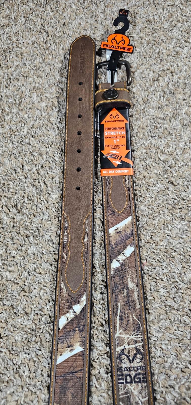Realtree bonded leather camo belt XL 42-44 NWT