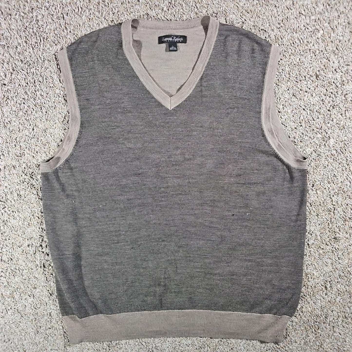 Kenneth Roberts Platinum L Merino Wool Vest
