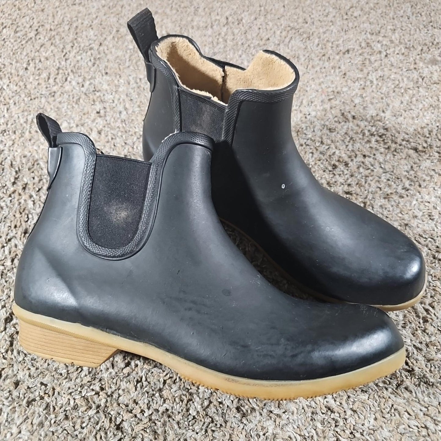 Chooka Waterproof Rubber Ankle Rain Boot Size 10 Slip On