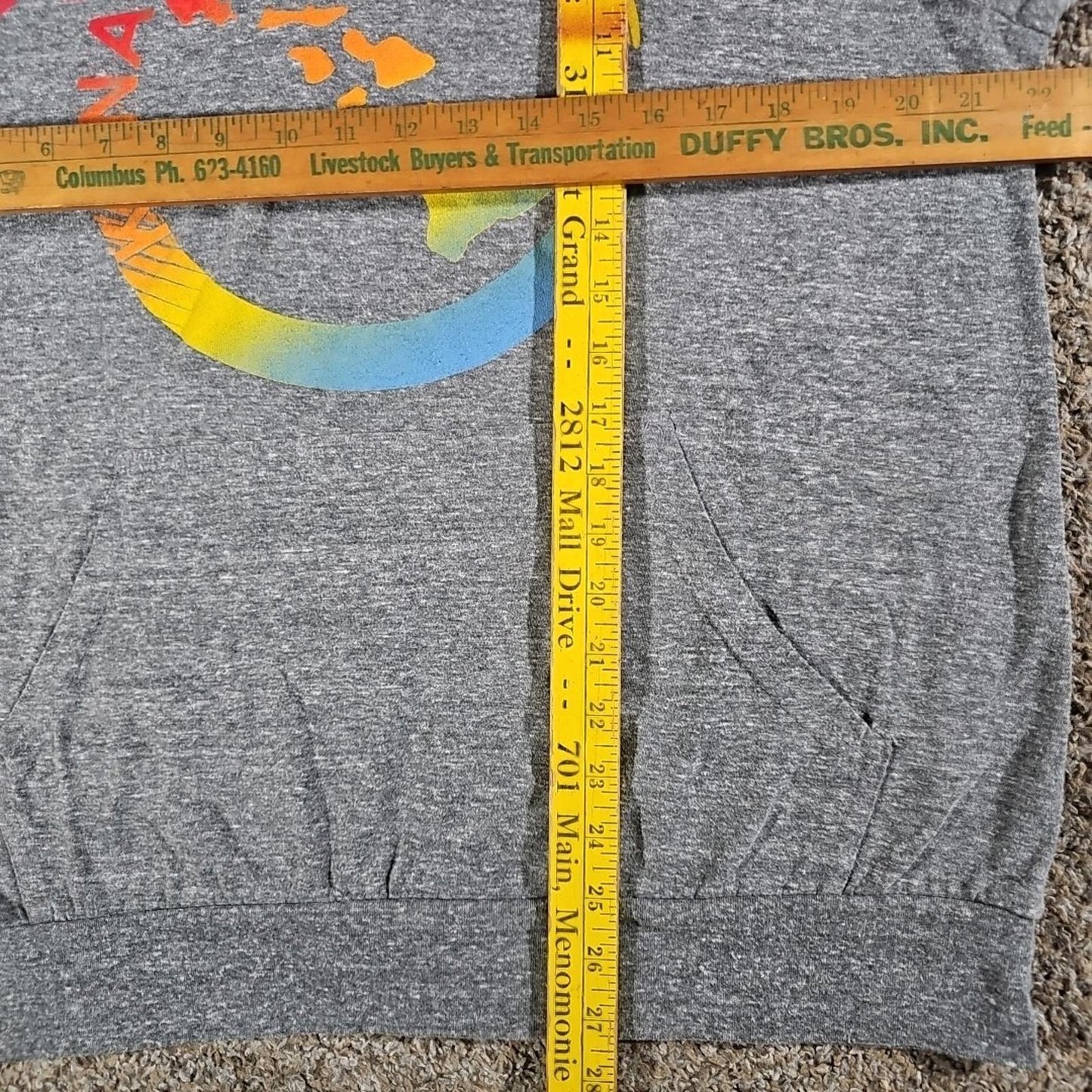 Kona Hawaii L Blue84 Gray Hoodie