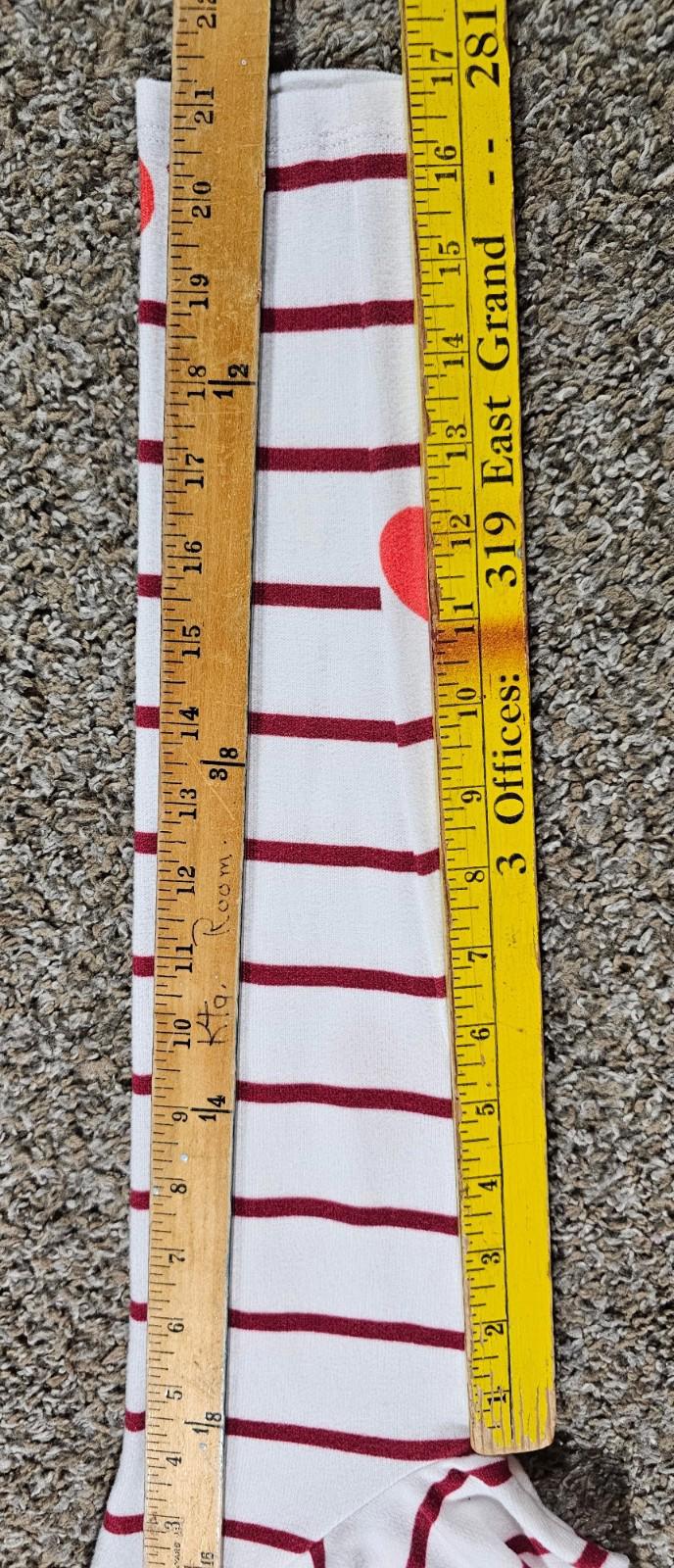 Lularoe Women S Open Front Cardigan Sweater White Pink Heart