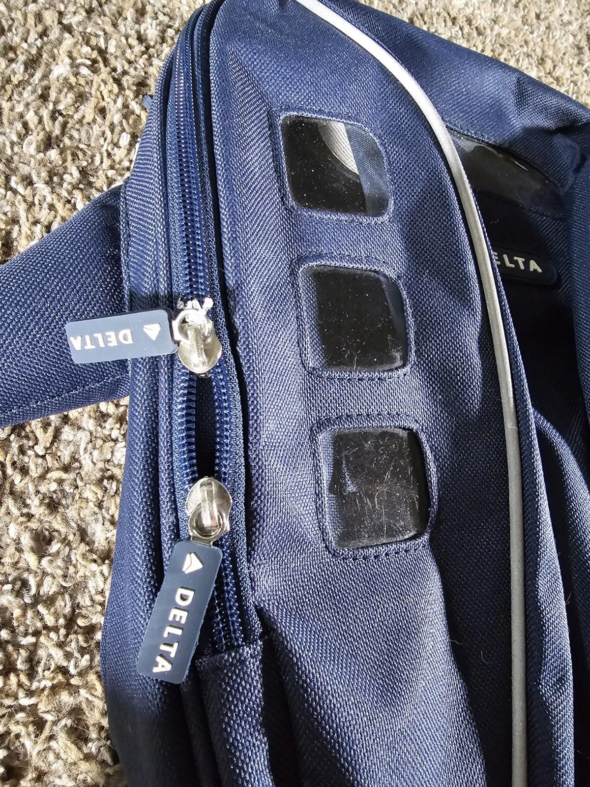 DELTA AIRLINES Premium Airplane Backpack Travel Carry On Bag