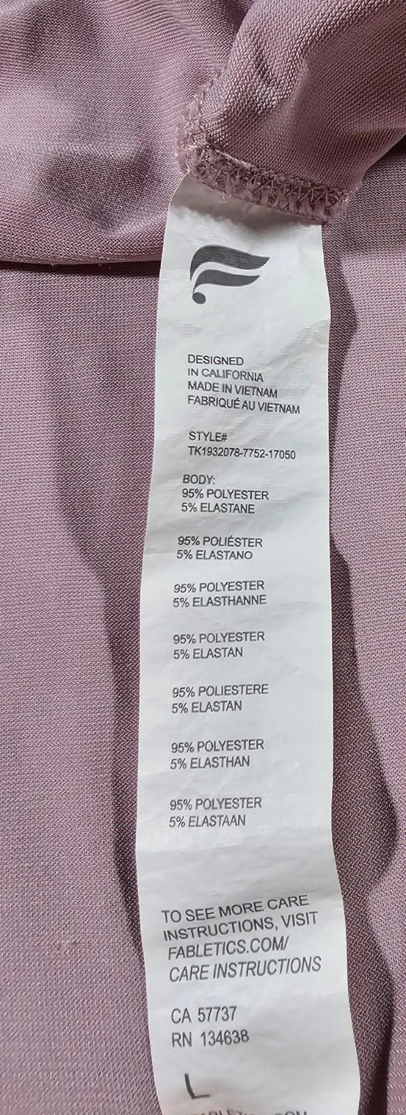 Fabletics Dusty Purple Tank Top Women’s Large