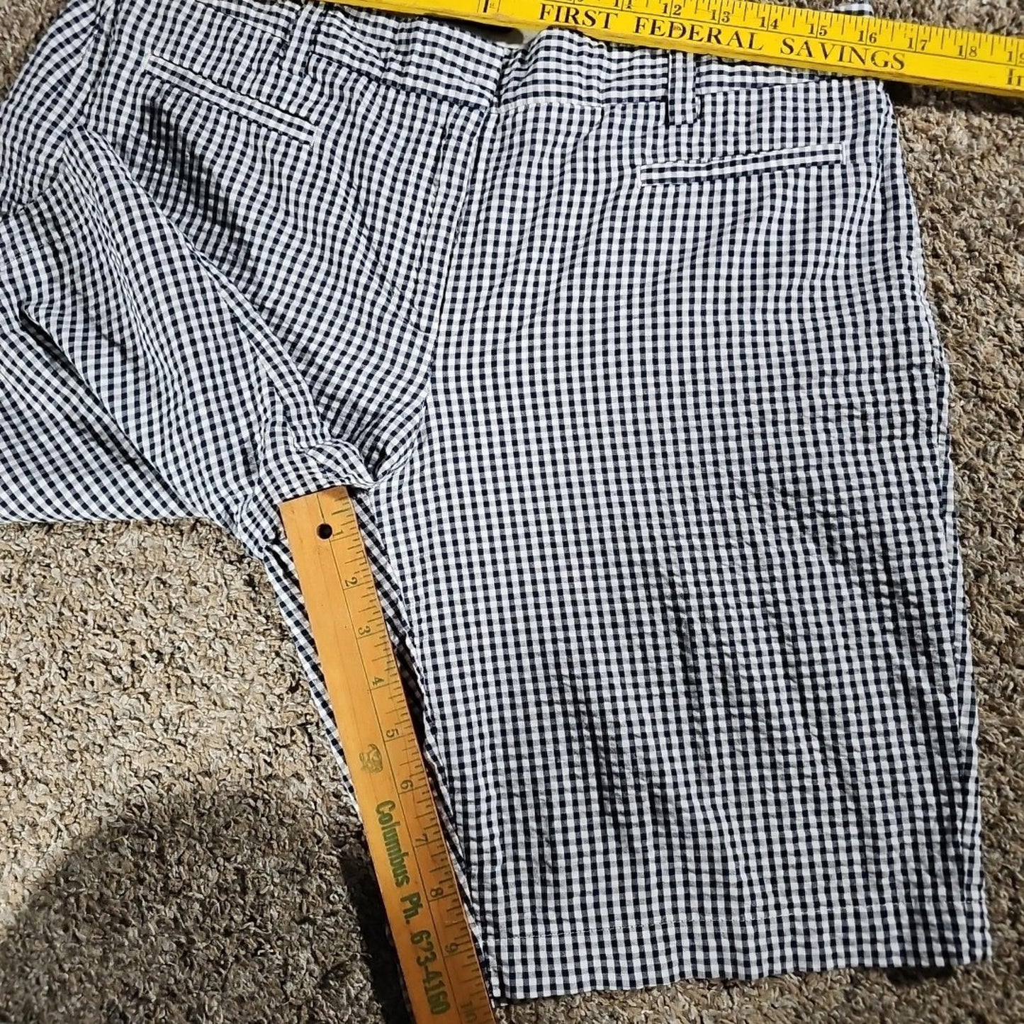 Lands End Fit 2 Sz 8 Checkered Shorts