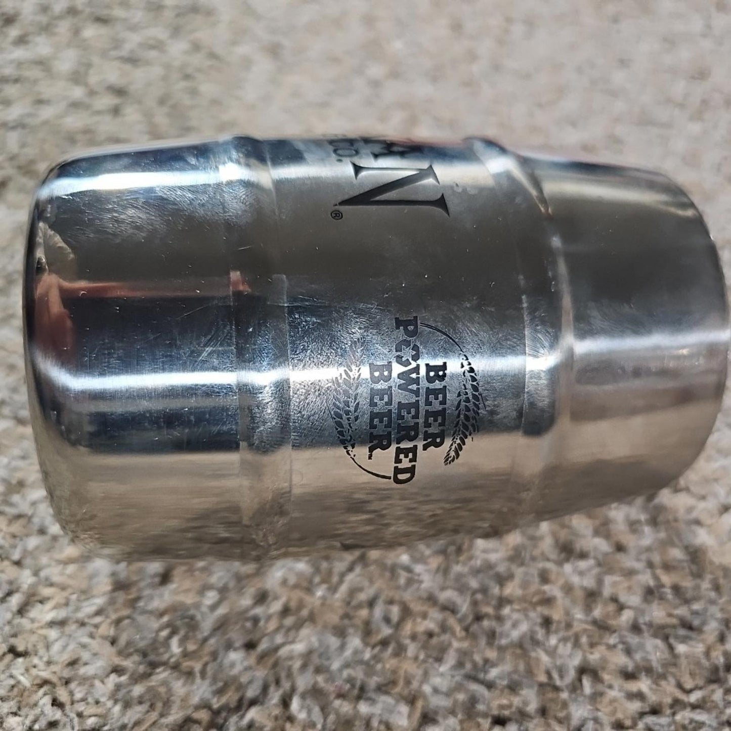 Alaskan Brewing Company Steel Beer Keg Mug