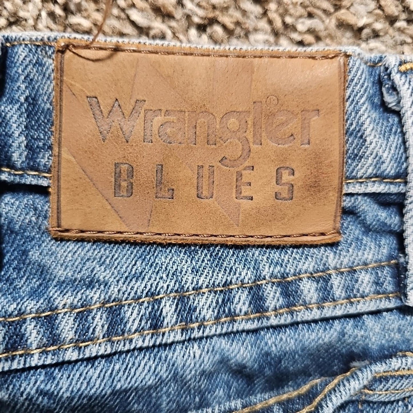 Wrangler Blues 38x30 Straight Leg Jeans