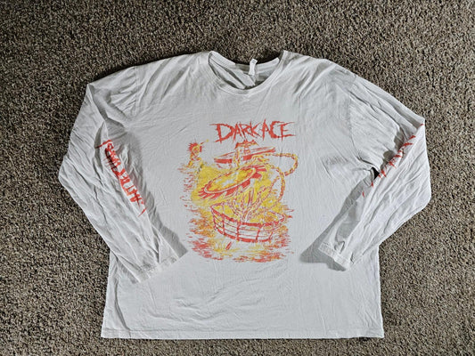 dark ace white chapel frisbee golf 3xl Long Sleeve shirt