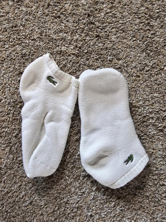 Lacoste Sport White Ankle Logo Socks Unisex SIZE UNKNOWN