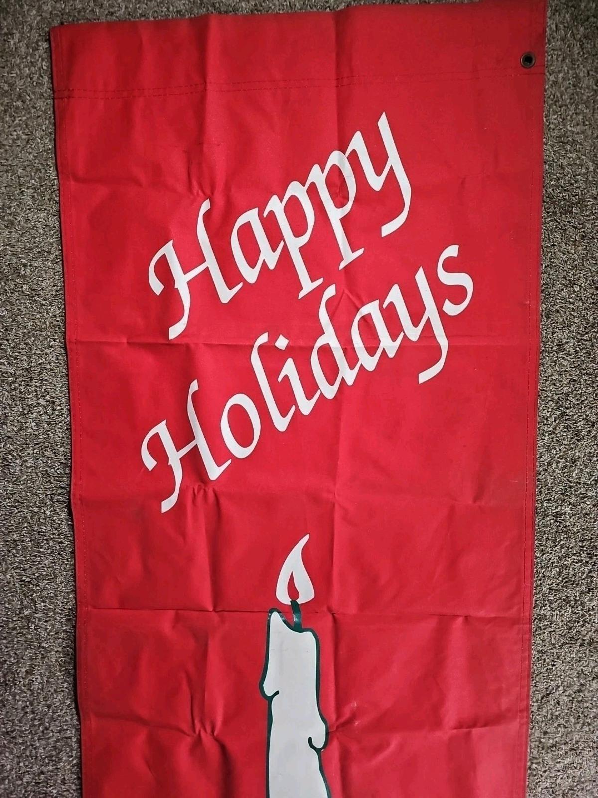 Approx 72" Happy Holidays City Street Banner
