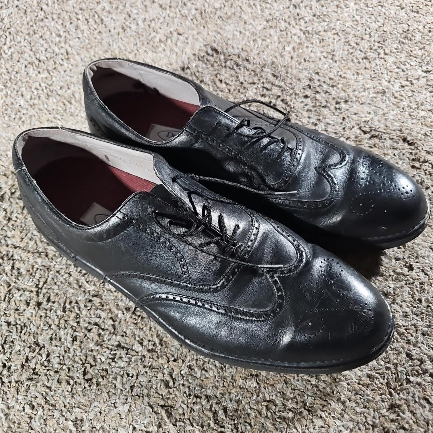 Dresssports By Rockport 14W Wingtip Black Dress Shoes