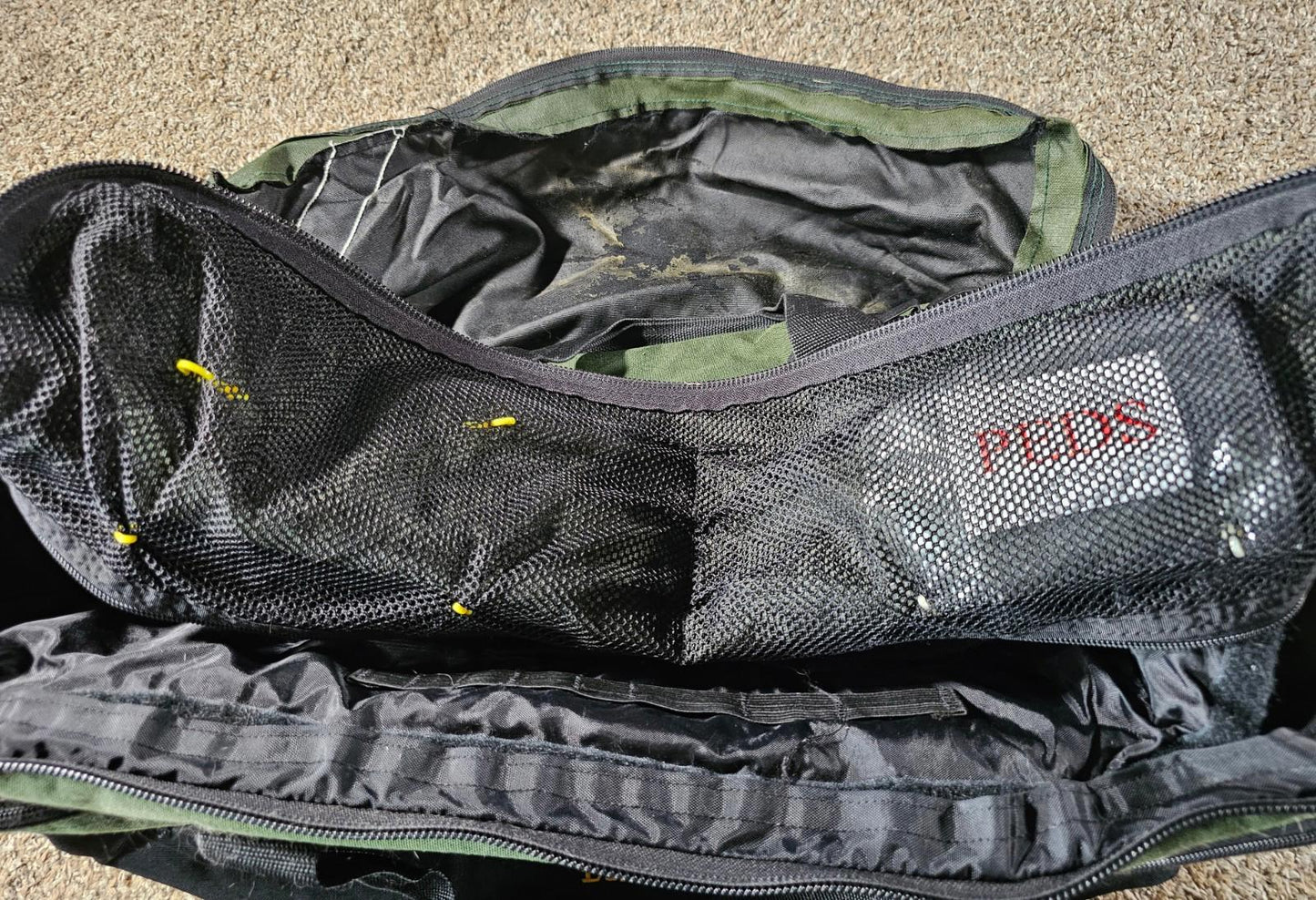 Fire Rescue City Of Fitchburg ENGINE 1 green duffle DAMAGED