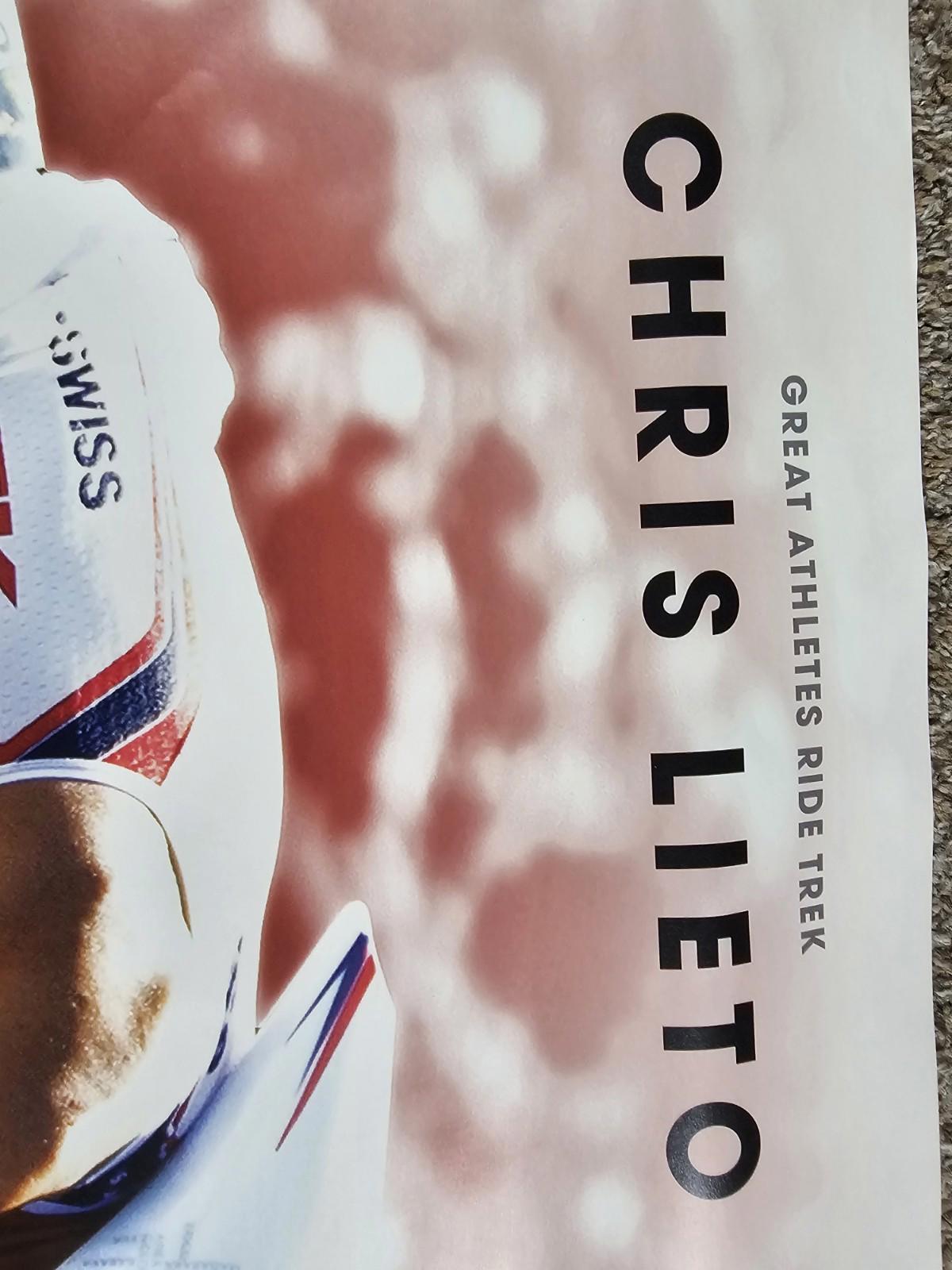 chris lieto TREK BIKES kswiss Fullsize poster 36x24