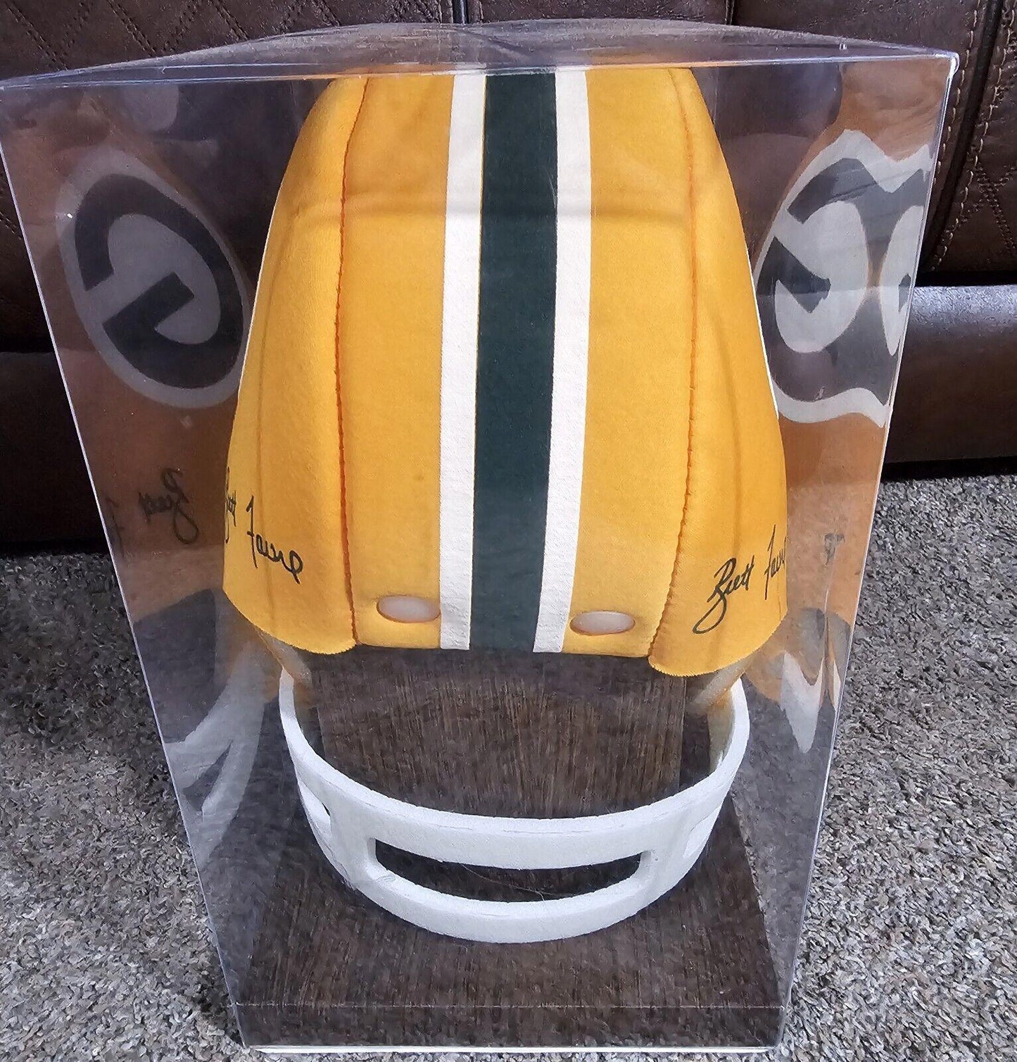 D.N. INC Brett Favre 1992 novelty foam Green Bay Packers helmet EXTREMELY RARE