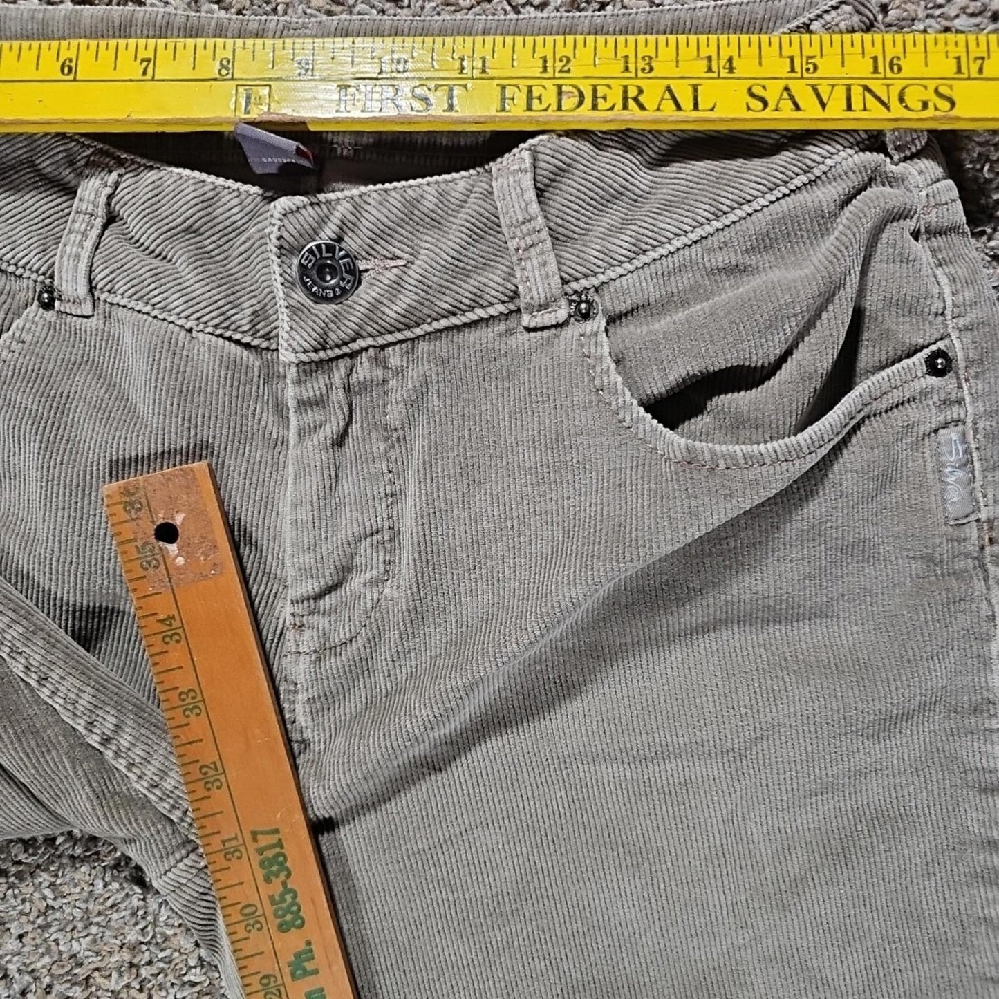 Silver Jeans Corduroy Womens Flared Pants 32x32