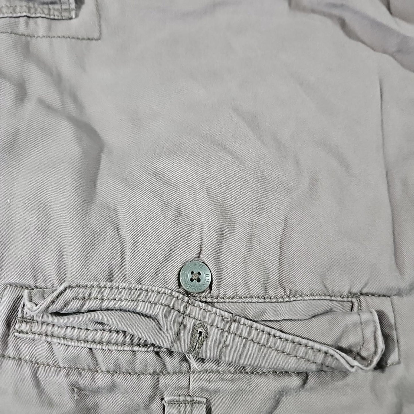 Lee Dungarees Cargo Shorts Sz 50 Gray Utility Grunge