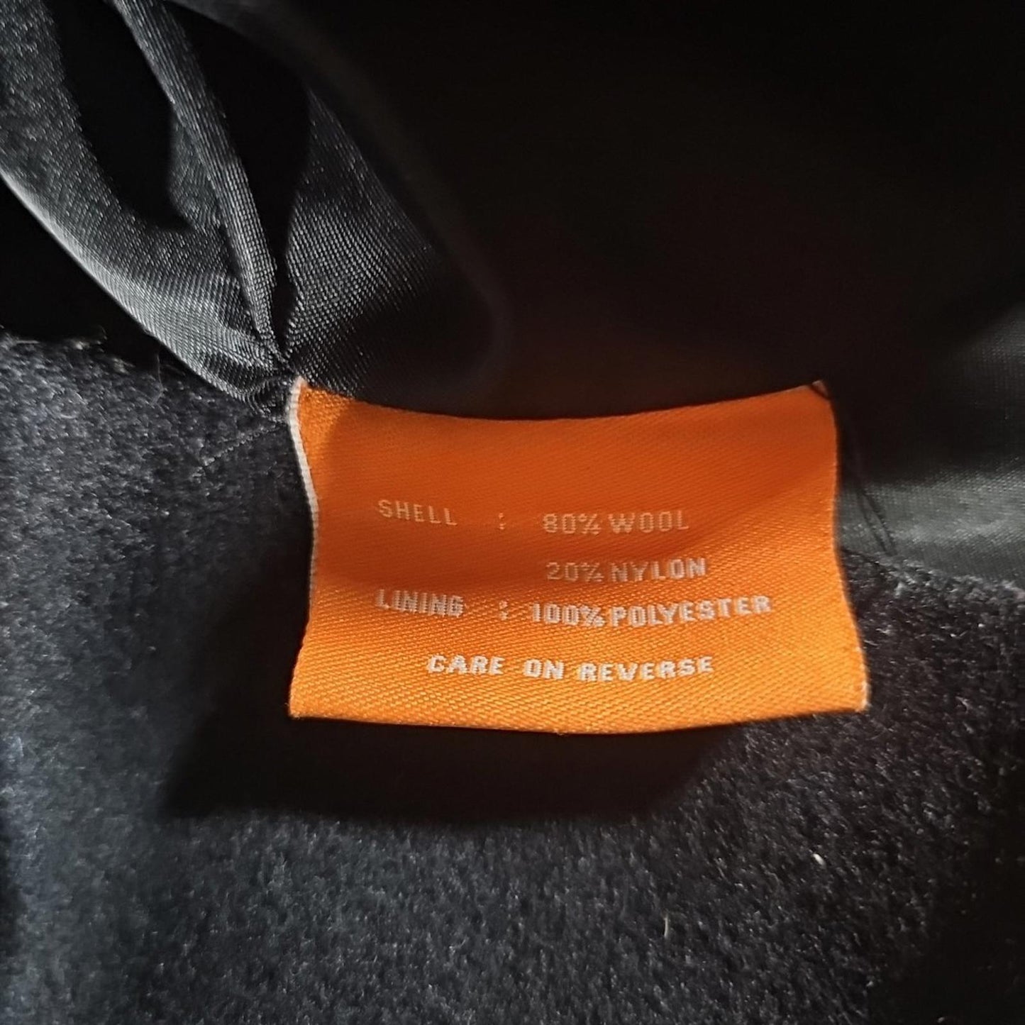 Unlisted Sz M Black Hooded Peacoat