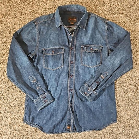Northwest Territory M Denim Button Up Shirt